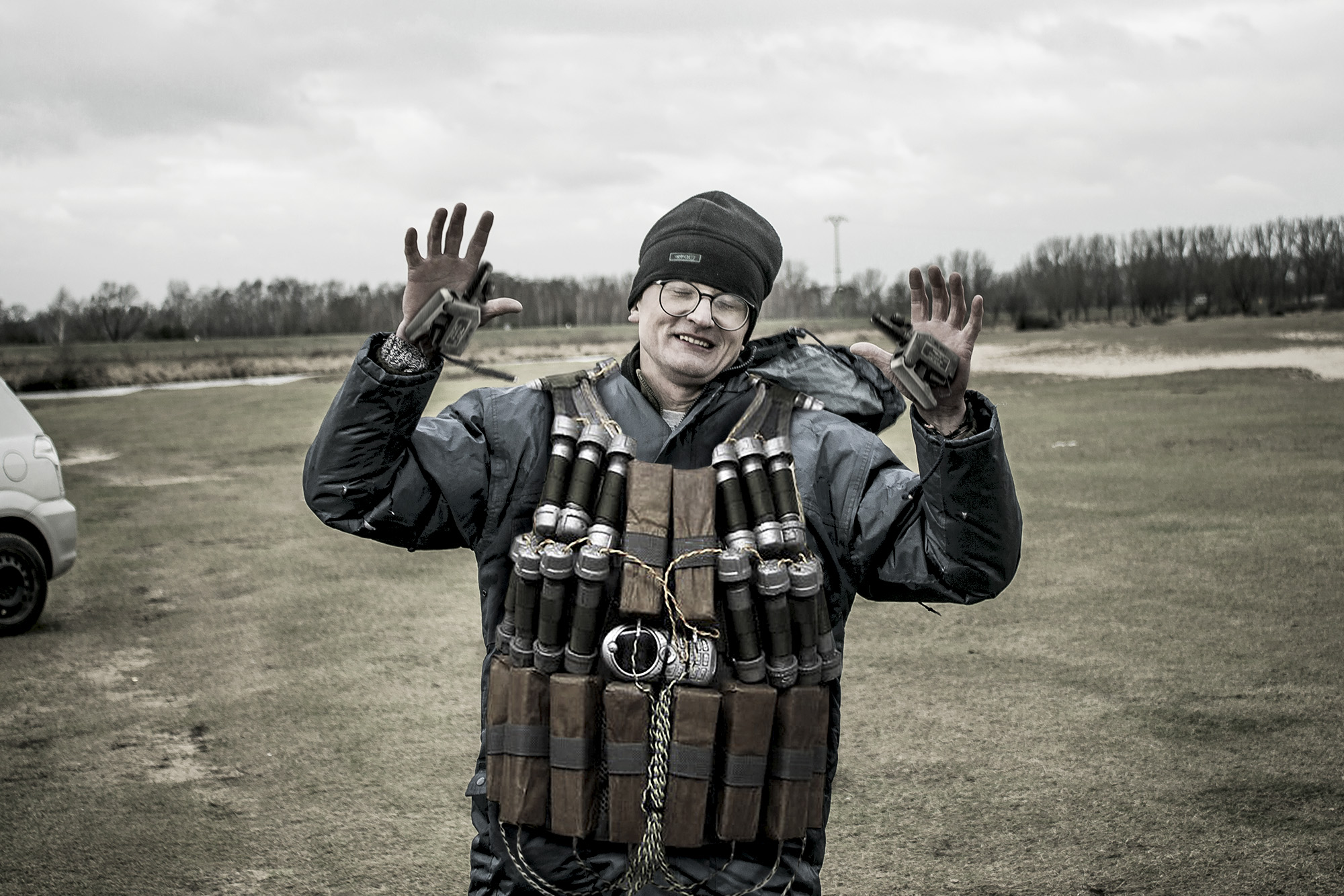 Krzyś podczas walki ESA
